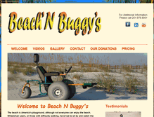 Tablet Screenshot of beachnwheelchairs.com